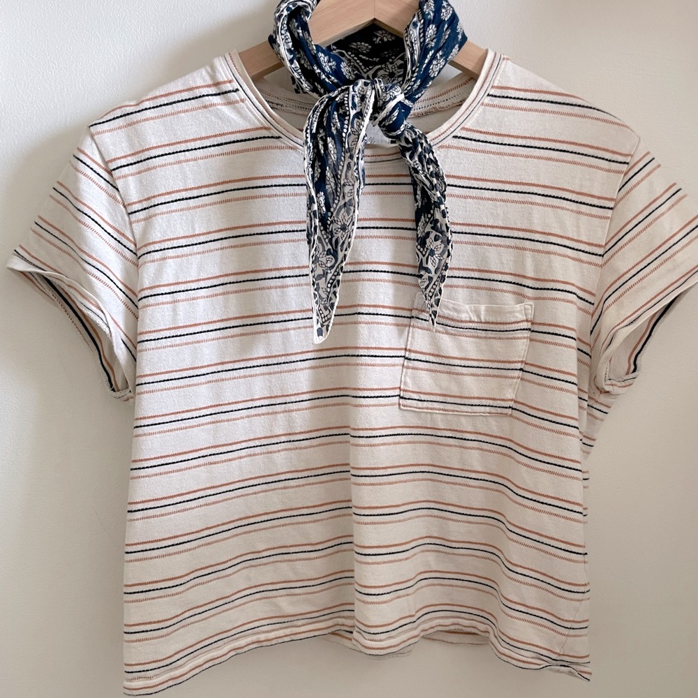 MADEWELL BOXY CROP TEE
